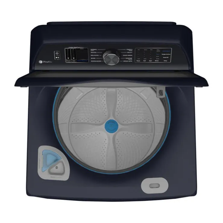 GE Profile Washer Top-Load 28" - PTW800BPWRS Sapphire Blue Sale