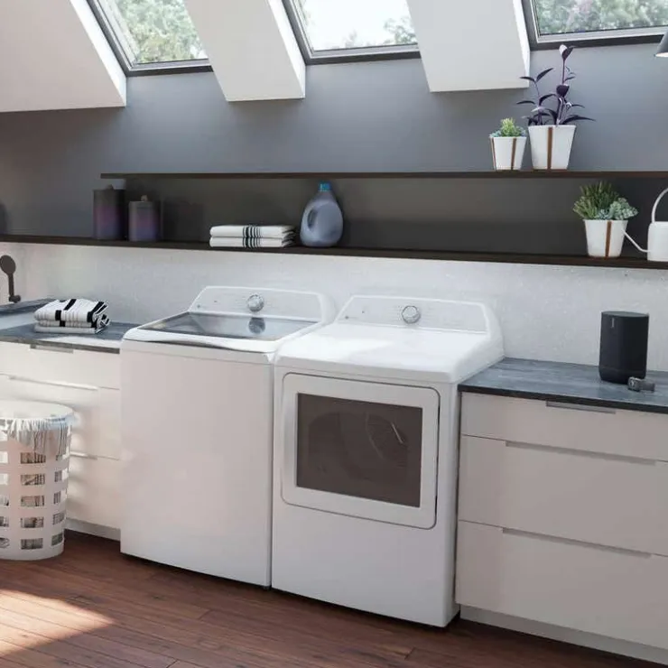 GE Profile Washer Top-Load 28" - PTW600BSRWS WHITE Sale