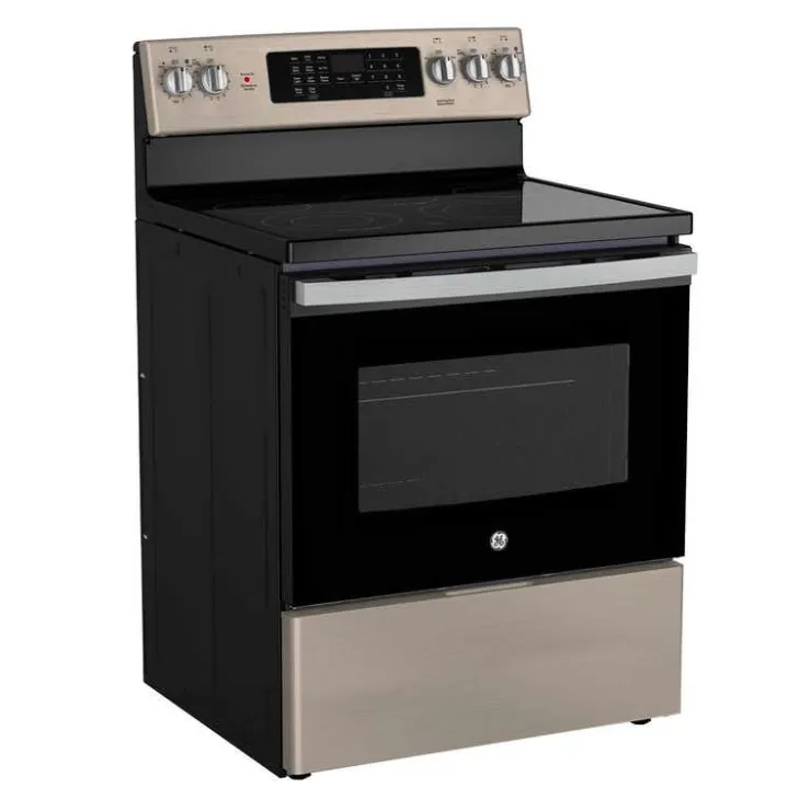 GE Appliances GE Range 30" Electric Glass-Ceramic - JCB840ETES Slate Online
