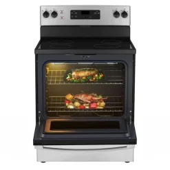 GE Appliances GE Range 30" Electric Glass-Ceramic - JCBS630SVSS Stainless Steel Online