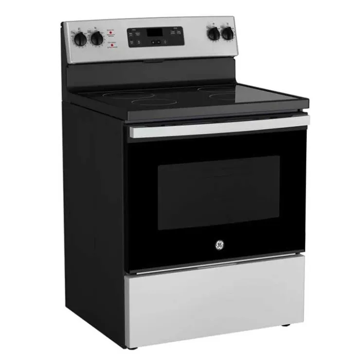 GE Appliances GE Range 30" Electric Glass-Ceramic - JCBS630SVSS Stainless Steel Online