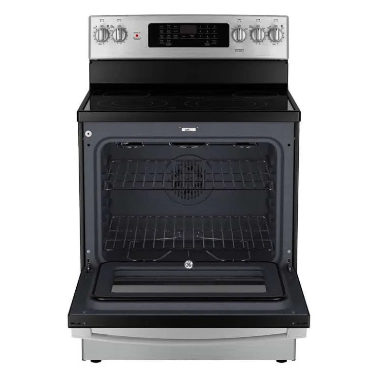 GE Appliances GE Range 30" Electric Glass-Ceramic - JCB840STSS Stainless Steel New