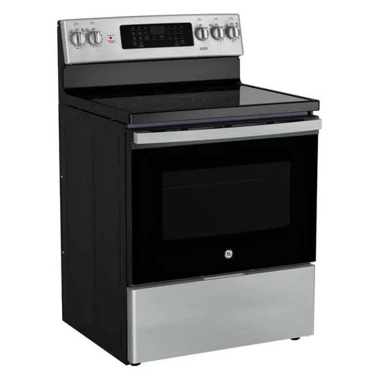 GE Appliances GE Range 30" Electric Glass-Ceramic - JCB840STSS Stainless Steel New