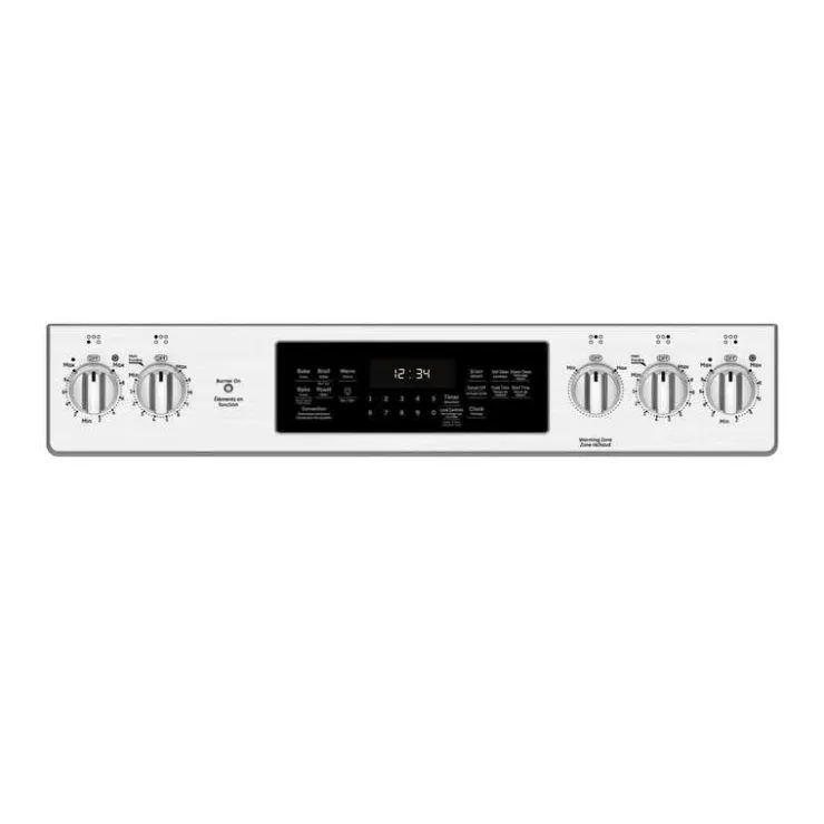 GE Appliances GE Range 30" Electric Glass-Ceramic - JCS840SMSS Stainless Steel Best