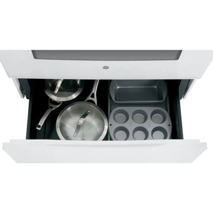 GE Appliances GE Range 30" Electric Glass-Ceramic - JCB630DKWW White Best