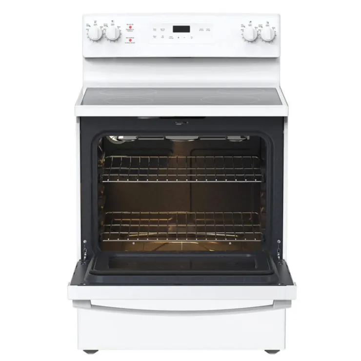 GE Appliances GE Range 30" Electric Glass-Ceramic - JCB630DKWW White Best