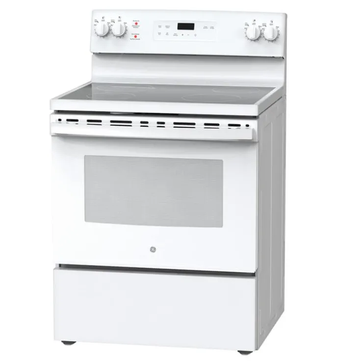 GE Appliances GE Range 30" Electric Glass-Ceramic - JCB630DKWW White Best
