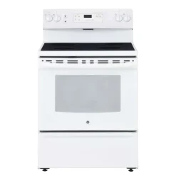 GE Appliances GE Range 30" Electric Glass-Ceramic - JCBS630DKWW White Clearance