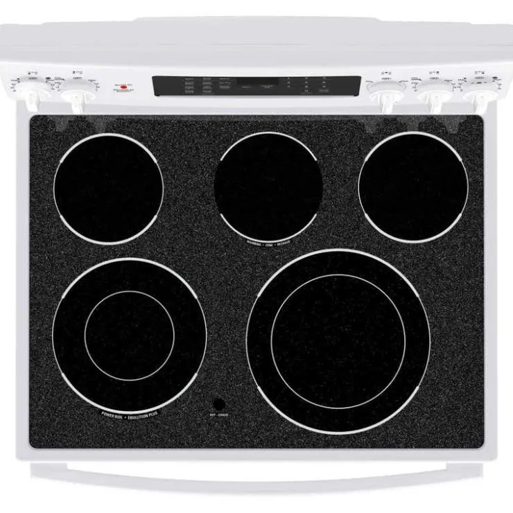 GE Appliances GE Range 30" Electric Glass-Ceramic - JCB840DVWW White Online