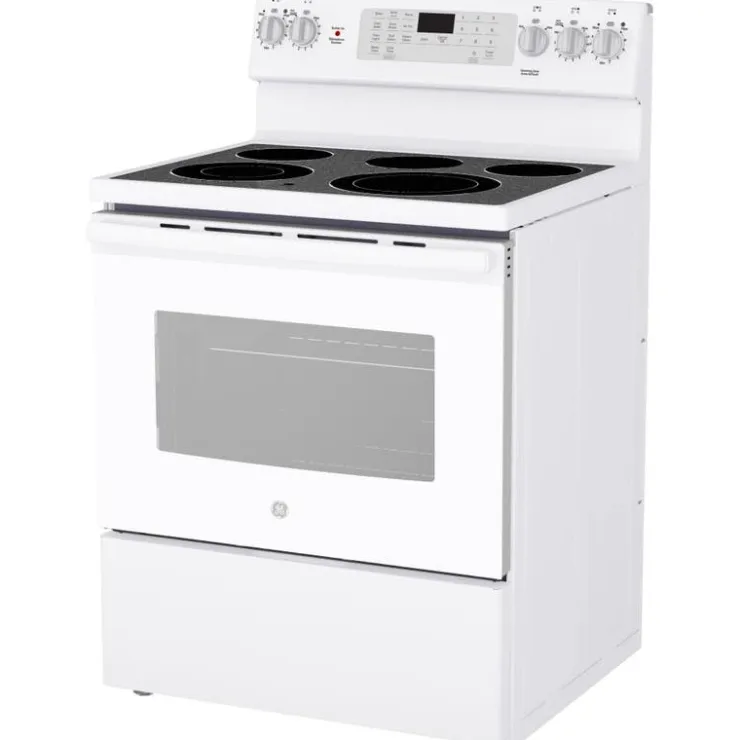 GE Appliances GE Range 30" Electric Glass-Ceramic - JCB840DVWW White Online