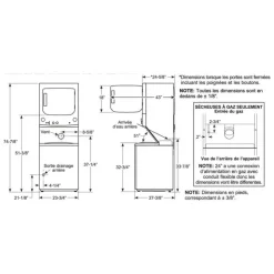 GE Appliances GE Spacemaker Laundry Center, , 24", Top-Load - GUD24ESMMWW White