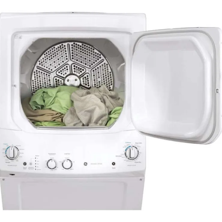 GE Appliances GE Spacemaker Laundry Center, , 24", Top-Load - GUD24ESMMWW White