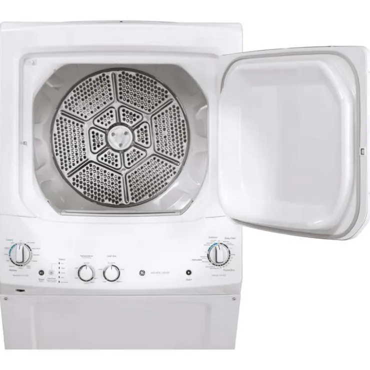 GE Appliances GE Spacemaker Laundry Center, , 27", Top-Load - GUD27ESMMWW White