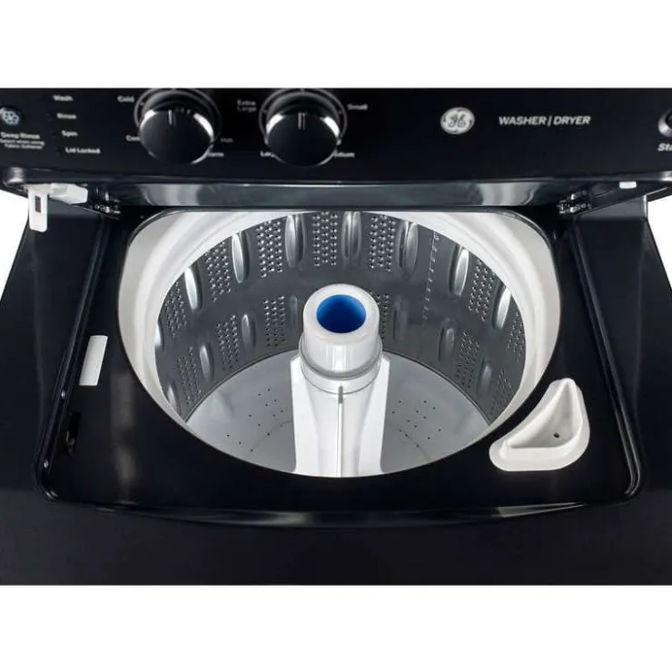 GE Appliances GE Spacemaker Laundry Center, , 27", Top-Load - GUD37ESMMDG Grey