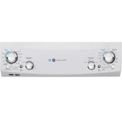 GE Appliances GE Spacemaker washer dryer, , 27'', 800 RPM - GUD27EEMNWW White Hot
