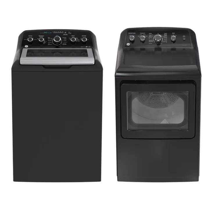GE Appliances GE Washer & Dryer Kit, , Top-Load - GTW-GTD49 Black Online