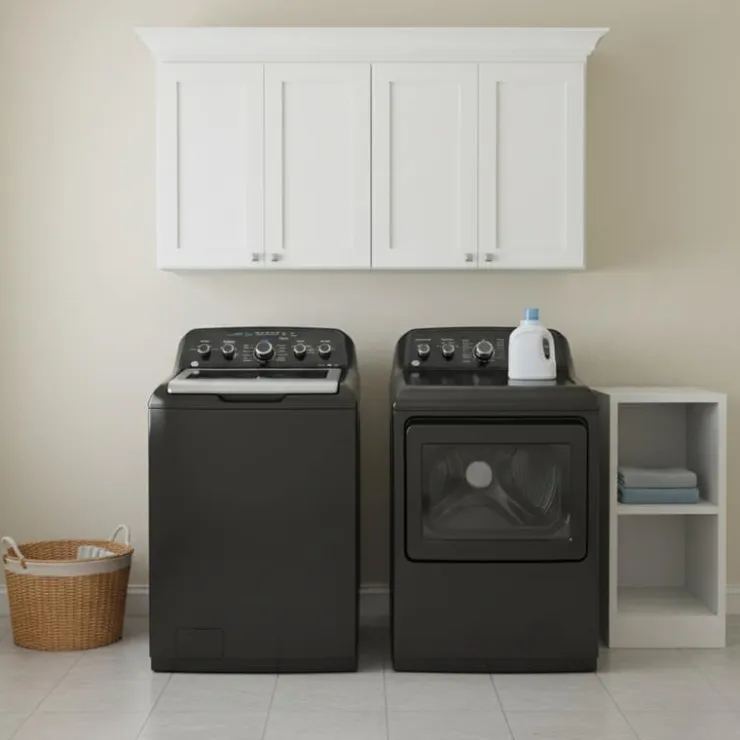 GE Appliances GE Washer & Dryer Kit, , Top-Load - GTW-GTD49 Black Online
