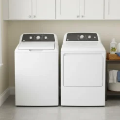 GE Appliances GE Washer & Dryer Kit, , Top-Load - GTW-GTX34 White Sale