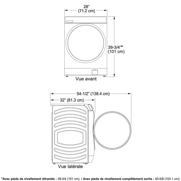 GE Appliances GE Washer Front-Load 28" - GFW655SPVDS Carbon Graphite