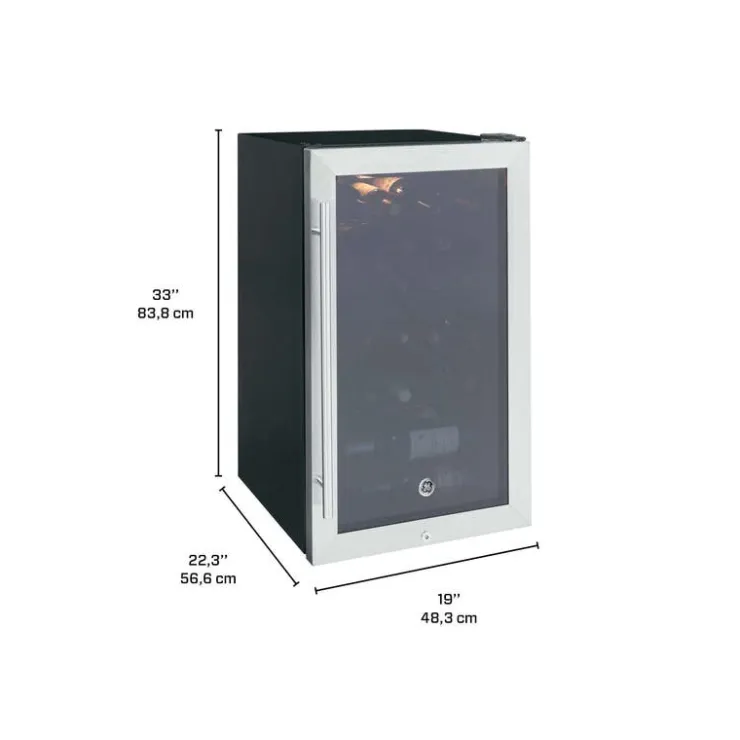 GE Appliances GE Wine Cooler 19" - GWS04HAESS Stainless Steel Sale