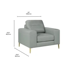 Sofa By Fancy Genuine Leather Armchair AQUA Best