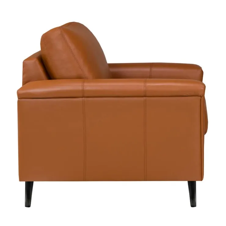 Sofa By Fancy Genuine Leather Armchair - Cognac TAN Outlet