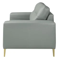 Sofa By Fancy Genuine Leather Loveseat AQUA