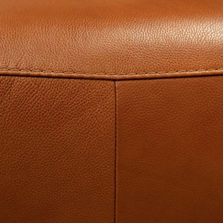 HTL Genuine Leather Power Modular Reclining Sofa with Adjustable Headrests – 3 pcs Brown Clearance