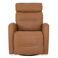 Genuine Leather Power Recliner - Tan Caramel Color Clearance