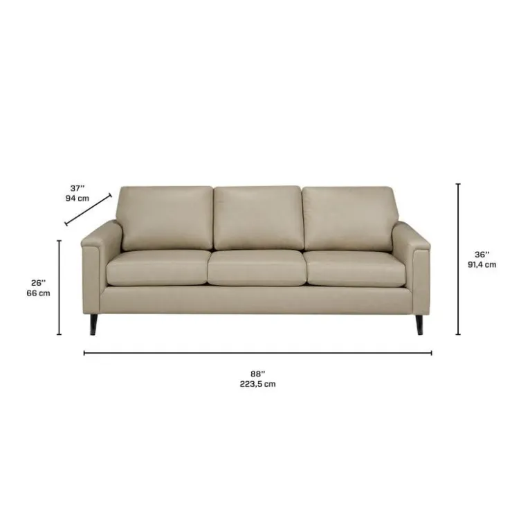 Sofa By Fancy Genuine Leather Sofa - BEIGE Best