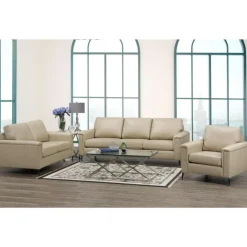 Sofa By Fancy Genuine Leather Sofa - BEIGE Best