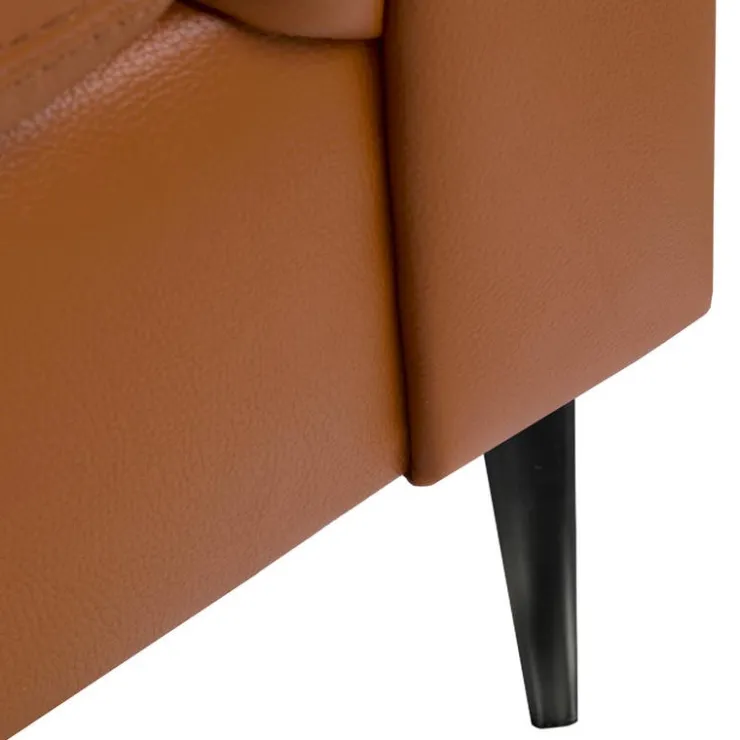 Sofa By Fancy Genuine Leather Sofa - Cognac TAN Online