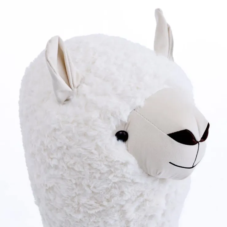 Llama-Shaped Kids Pouf – 28.3" x 15" x 44.1" Green