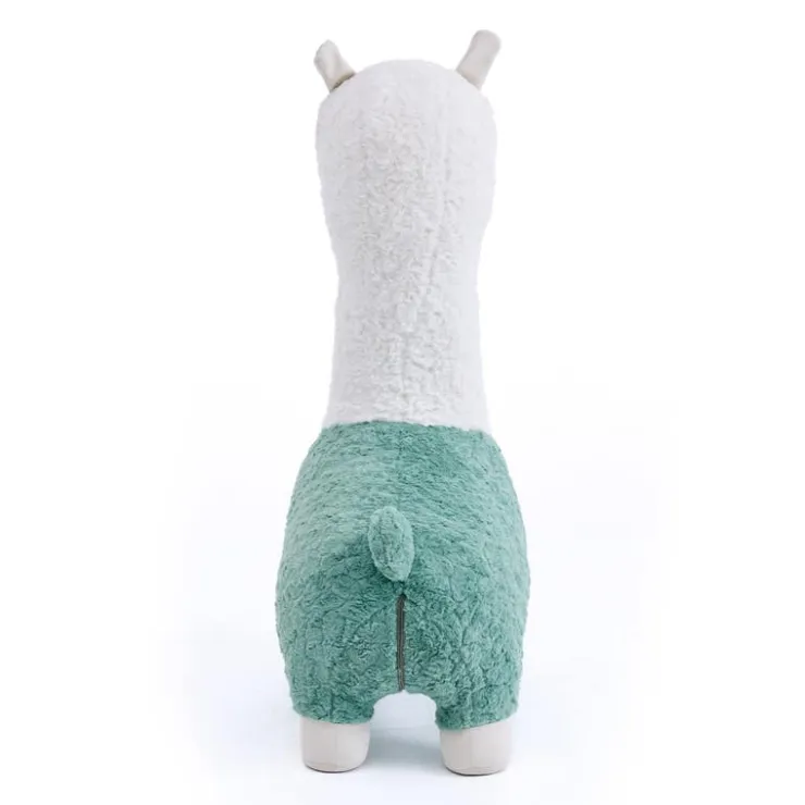 Llama-Shaped Kids Pouf – 28.3" x 15" x 44.1" Green