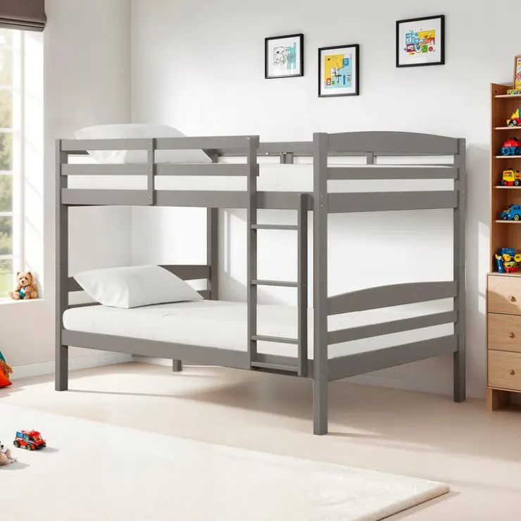 Bunk Bed - 54"/54" Grey Best
