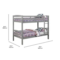 Bunk Bed - 39"/39" Grey Sale
