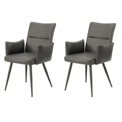Monarch Dining Chairs (Set of 2) 35” - GREY Clearance