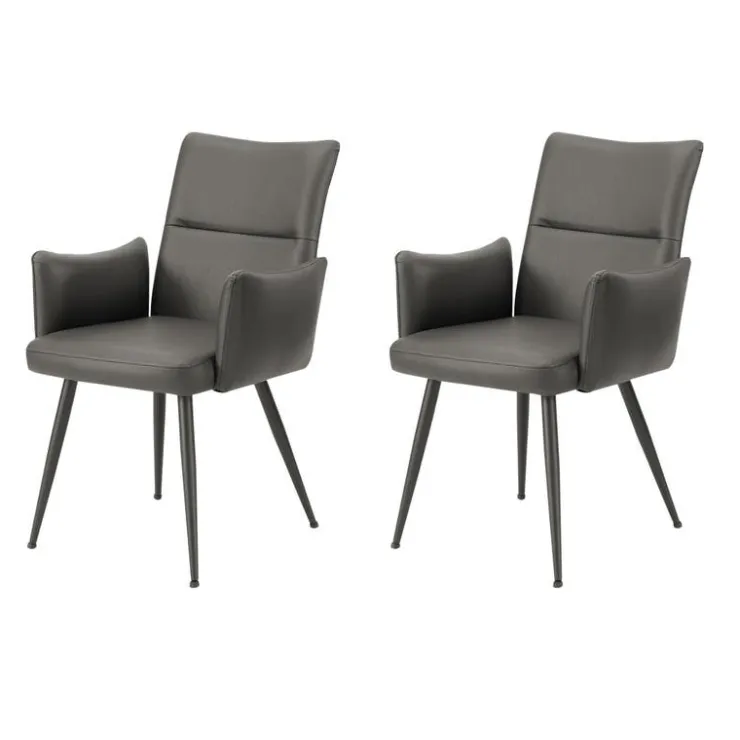 Monarch Dining Chairs (Set of 2) 35” - GREY Clearance