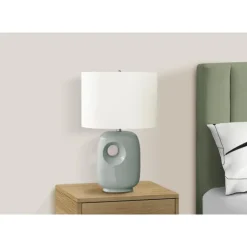Monarch 26"H Ceramic Table Lamp Green New