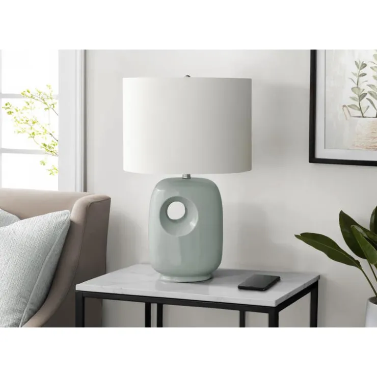 Monarch 26"H Ceramic Table Lamp Green New