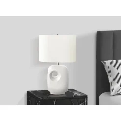 Monarch 26"H Ceramic Table Lamp White Hot