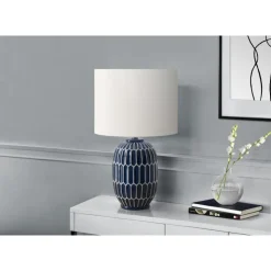 Monarch 22"H Ceramic Table Lamp Blue