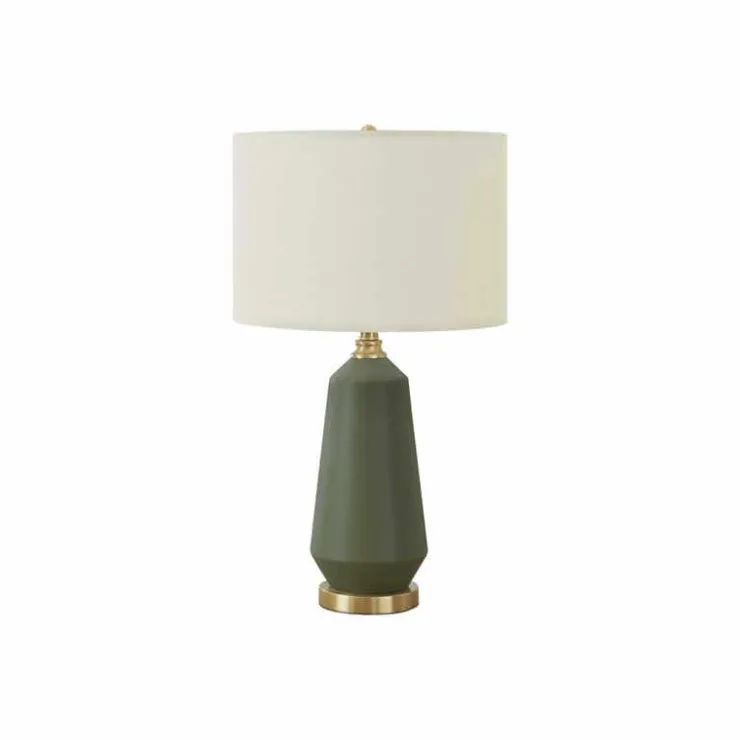 Monarch 26"H Ceramic Table Lamp Green Outlet