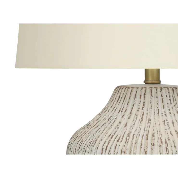 Monarch 26"H Ceramic Table Lamp Cream Discount