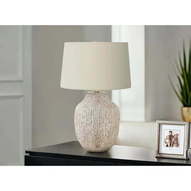Monarch 26"H Ceramic Table Lamp Cream Discount