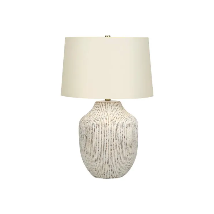 Monarch 26"H Ceramic Table Lamp Cream Discount