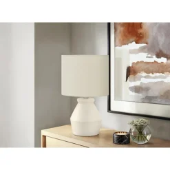 Monarch 17"H Ceramic Table Lamp Cream Online