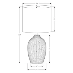 Monarch 18"H Ceramic Table Lamp Green Best