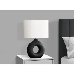 Monarch 24"H Ceramic Table Lamp Black Discount
