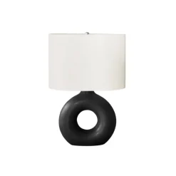 Monarch 24"H Ceramic Table Lamp Black Discount